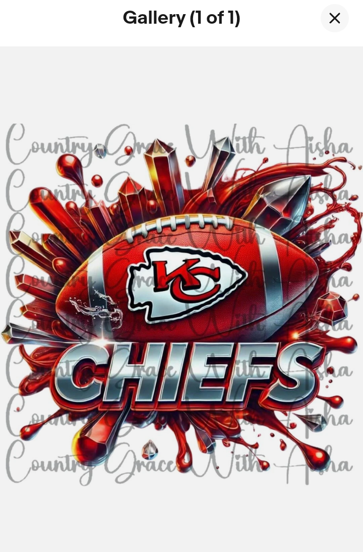 Sample custom football splash style design idea for sublimation